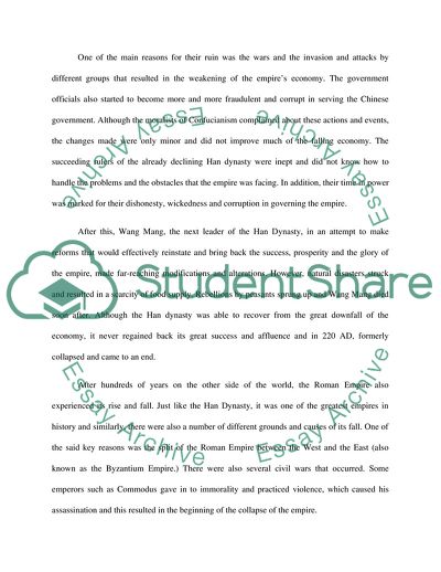 The Reasons for the Collapse of Societies