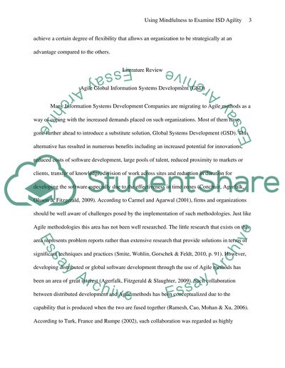 Becoming agile through mindfulness