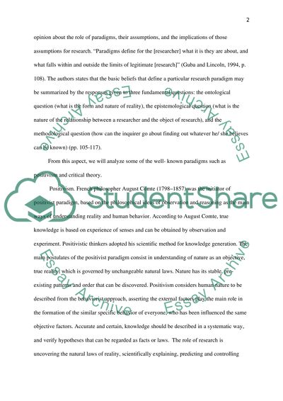 Benefits and Challenges of Conducting Multi-Paradigm Research