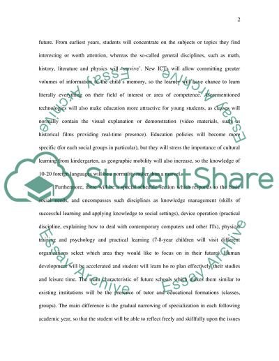 Education for the Future