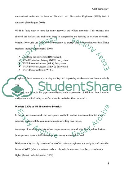 Wi-Fi Technology: Wireless Fidelity