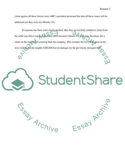 Comerical law. sale of goods