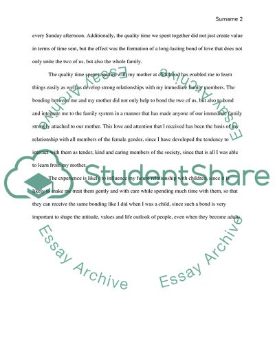 Role of a caregiver essay image