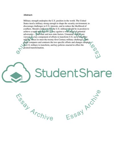 Military History: Naval UUV Programs and NAVAL UGV Programs