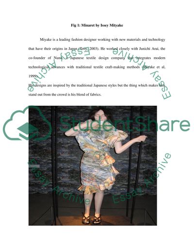 Fashion Designers Issey Miyake and Hussein Chalayan