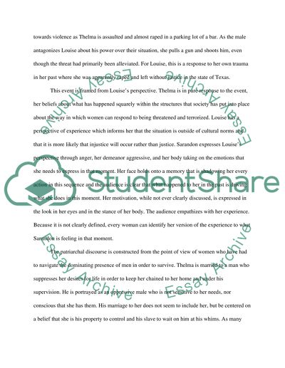 Thelma and Louise: the Actors Point of View