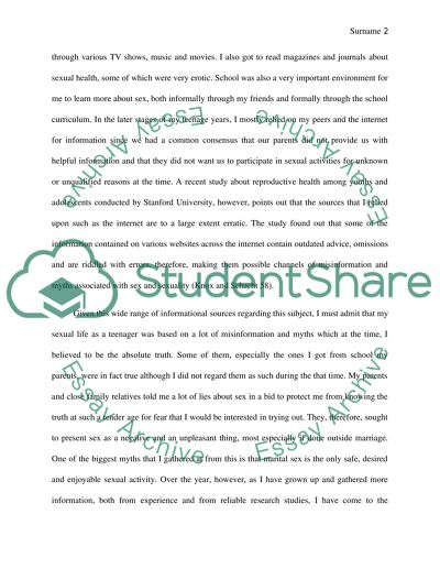 Importance in Sex Education