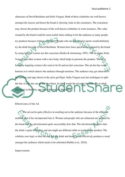 Twitter in Diet Pepsis Commercial