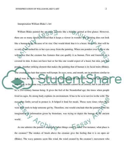 Interpretation William Blakes Art