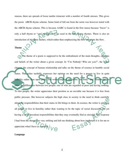 Reading Responses to a Poem