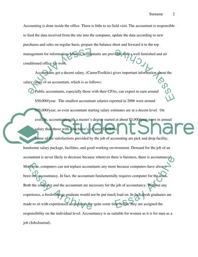 Reasearch paper about accounting and why it interest me