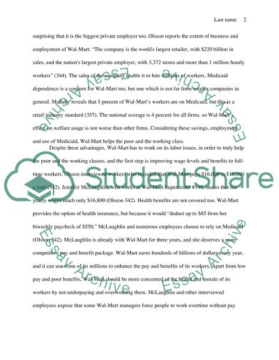 The Cost of Wal-Marts Low Prices Should Not Be Too Costly