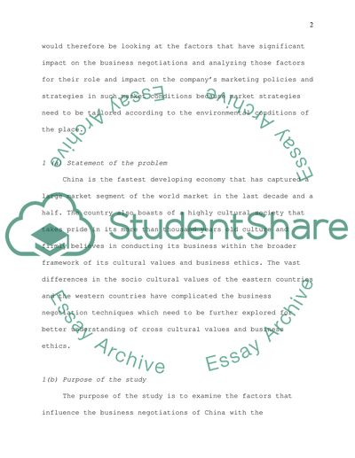 Southern and northern chinese business negotiations