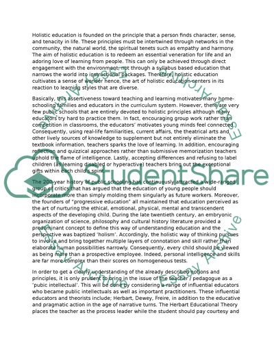 Social Pedagogy and Reflection on Education