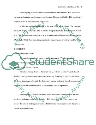 Looking at the CEO Michael Critelli