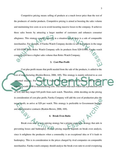 Marketing Mix - Price