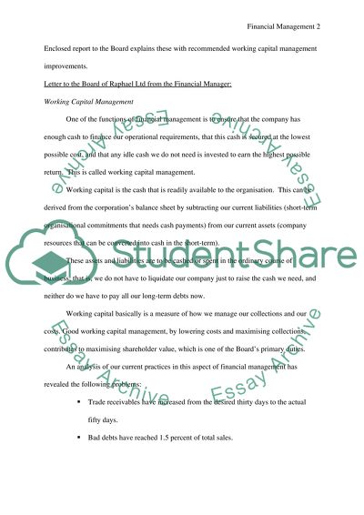 Financial Management and Factoring