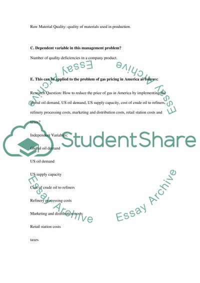 Factors to Reduce the Number of Quality Deficiencies in Product