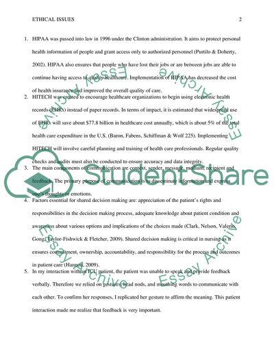 Ethical Issues in Healthcare