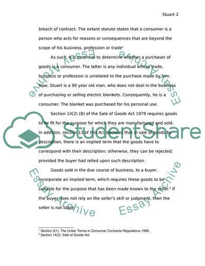 Sale of Goods Act as inserted by the 1994 Act