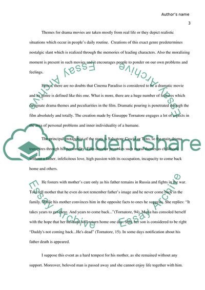 The Film Cinema Paradiso