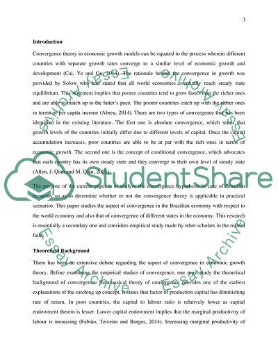 Economic Growth and Financial Development