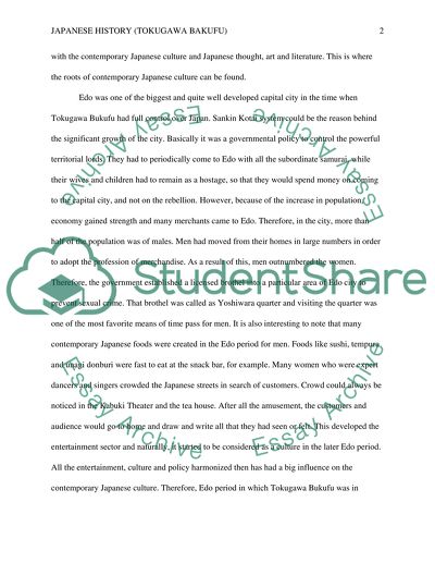 Japanese history (Tokugawa Bakufu)