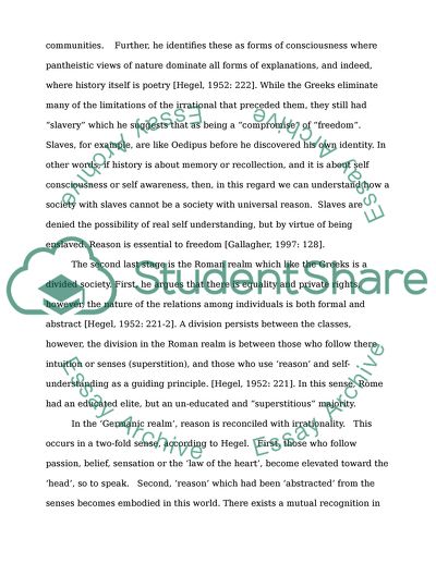 The History of Civilizations Is the History of Reason and Rationality