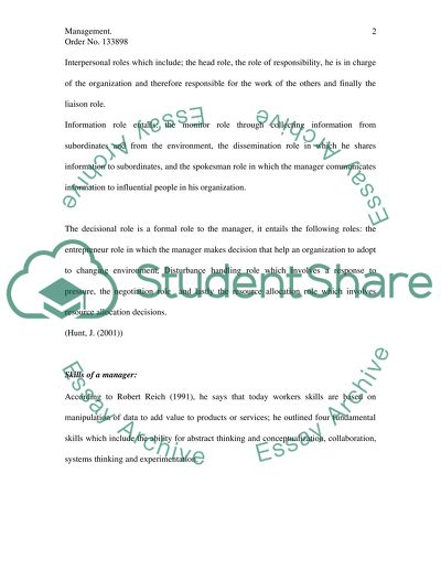 Management (forms of organizations)