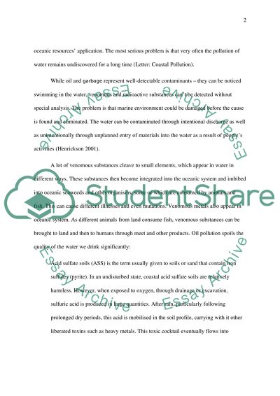 Australias Marine Pollution