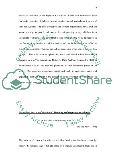 International Child Protection Measures