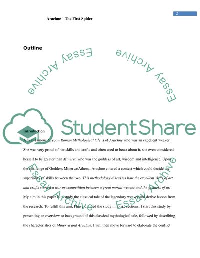 Arachne - The First Spider