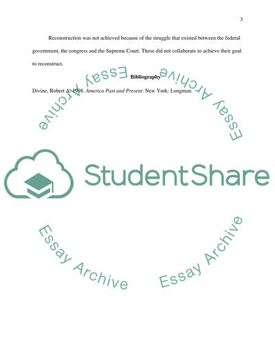 Reconstruction in America