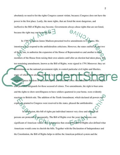 The Bill of Rights and the Declaration of Independence