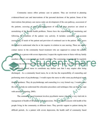 Mental Health Settings