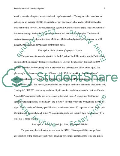 Dekalb Hospital Site Description