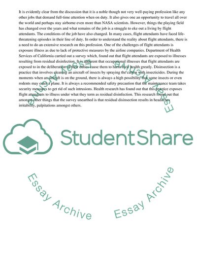 Challenges That Flight Attendants Face