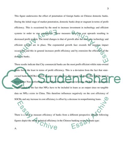 Effect of Foreign Banks on the Efficiency of Chinese Commercial Banks