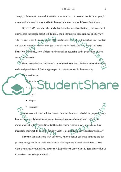 Self-Understanding in Childhood and Adolescence