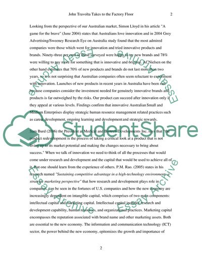 John Travolta Takes to the Factory Floor