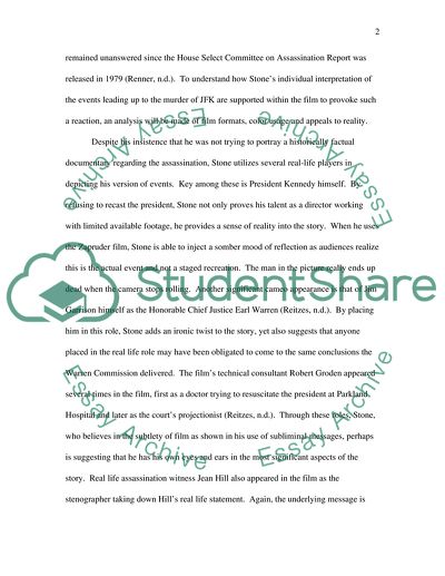 Oliver Stones 1991 film JFK