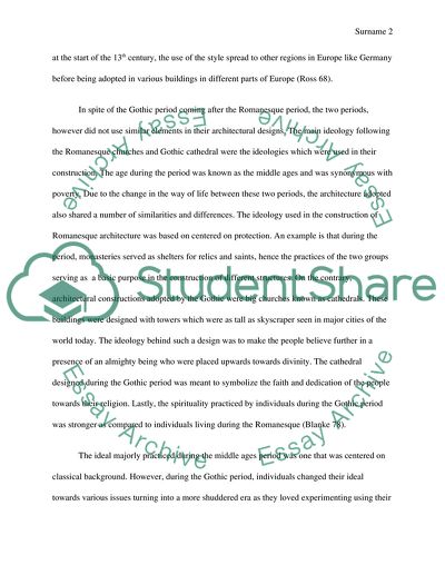 The Romanesque churches And Gothic Cathedrals Period