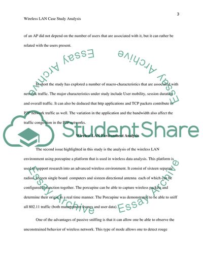 Wireless LAN: Traffic and Congestion Control