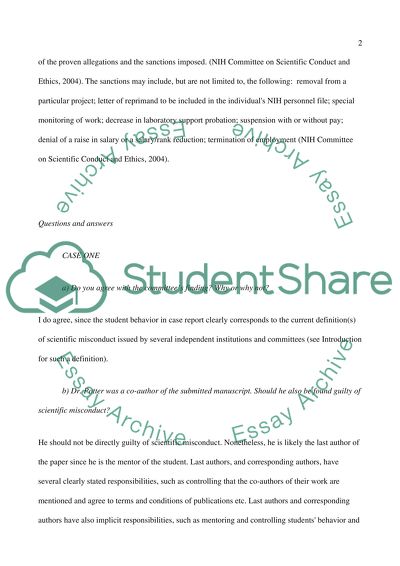 Scientific misconduct