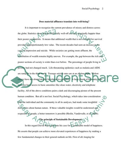 Can social psychology save humanity Discuss