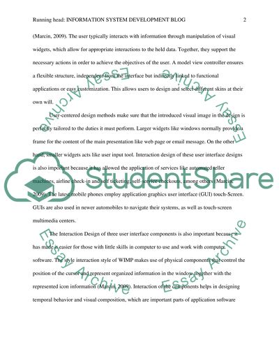 Information System Development Blog