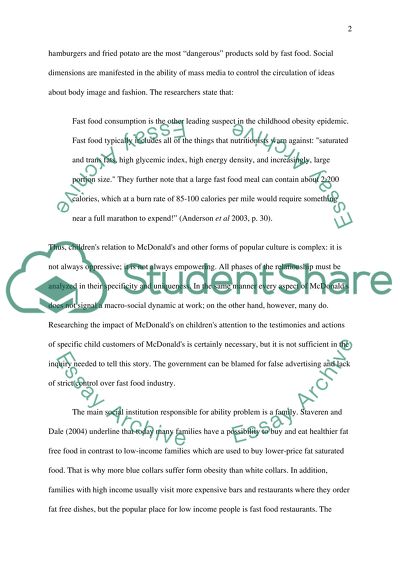 Obesity and Responsibility