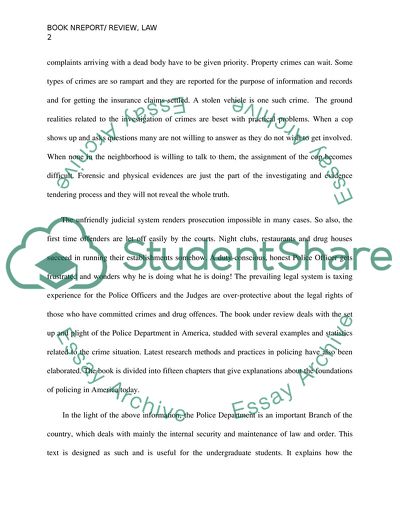 The Police in America by Samuel Walker