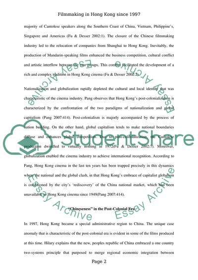 Hong Kongs Identity on the Global Stage