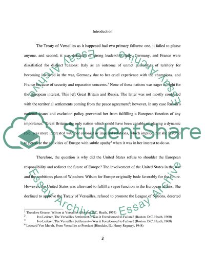 A Major Turning Point in the History of Diplomacy